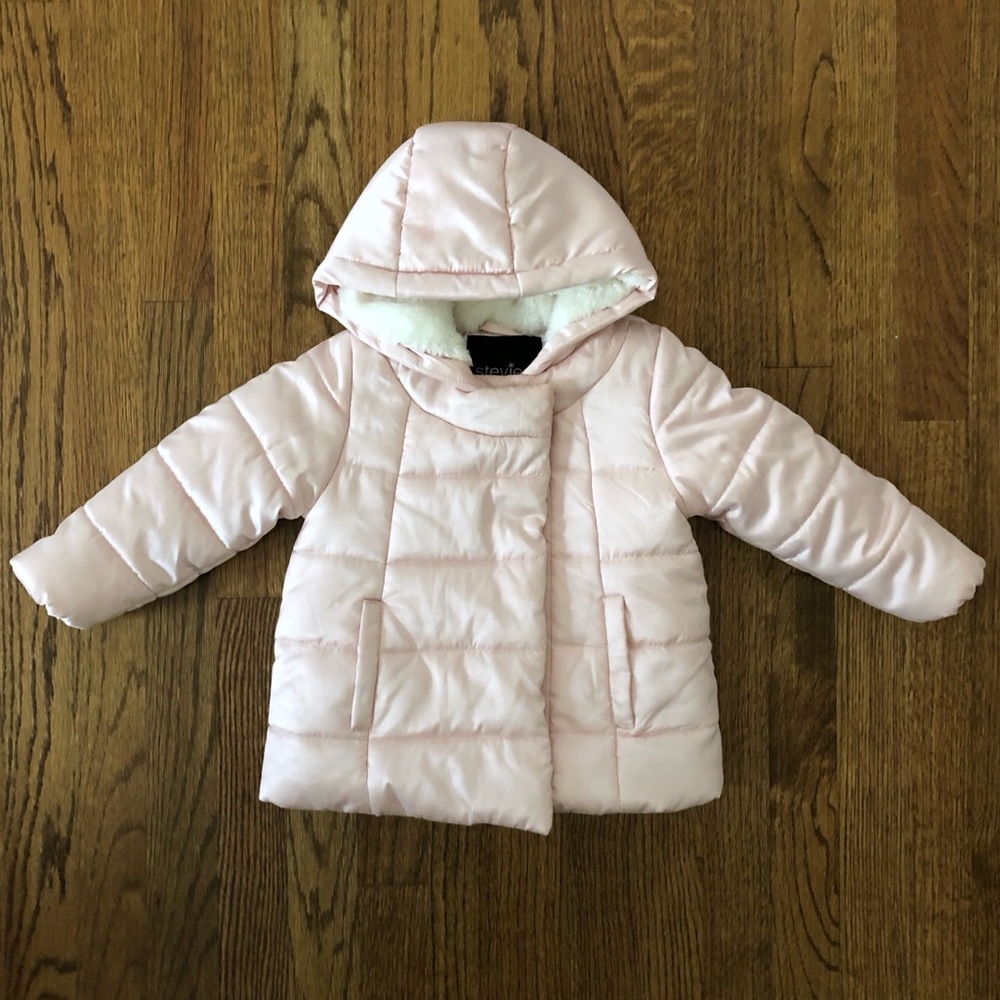 Stevies Girls Hooded Puffer Jacket Size 24M